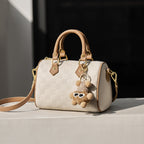 Nalandu bag women 2025 new ladies handbag white Boston pillow bag genuine leather messenger bag women's bag