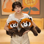 Cute and adorable simulation raccoon doll plush toy little raccoon doll children sleeping comfort pillow doll