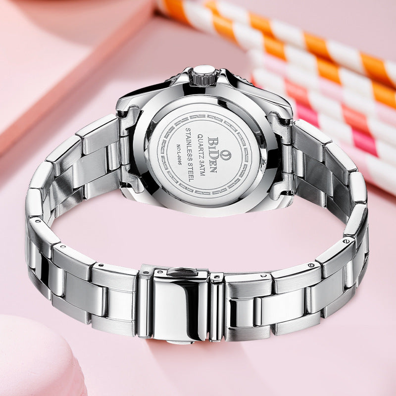 BIDEN Women's Purple Dial Quartz Watch | Aladinae