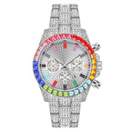 Men & Women's Multi-Dial Crystal Calendar Watch