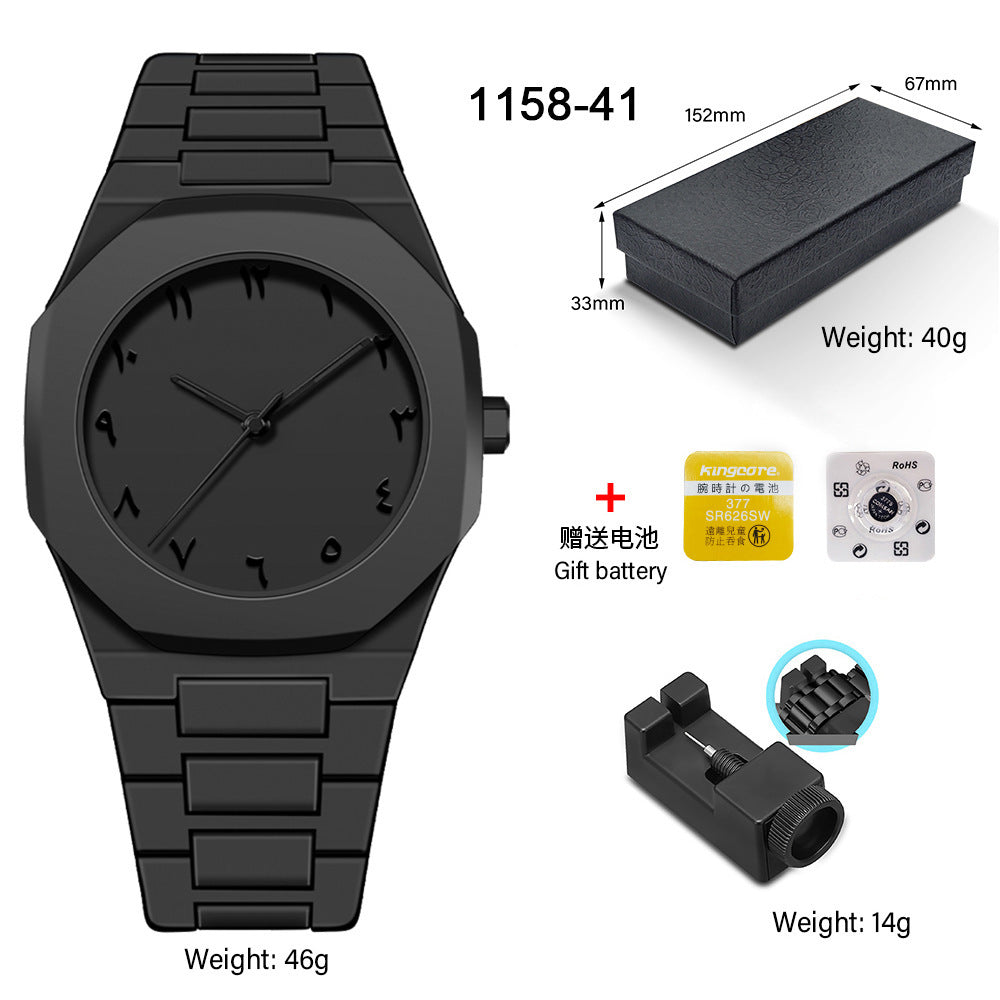 SHUAIKE new personality fashion large dial women's watch candy color trend fashion watch decorative color watch
