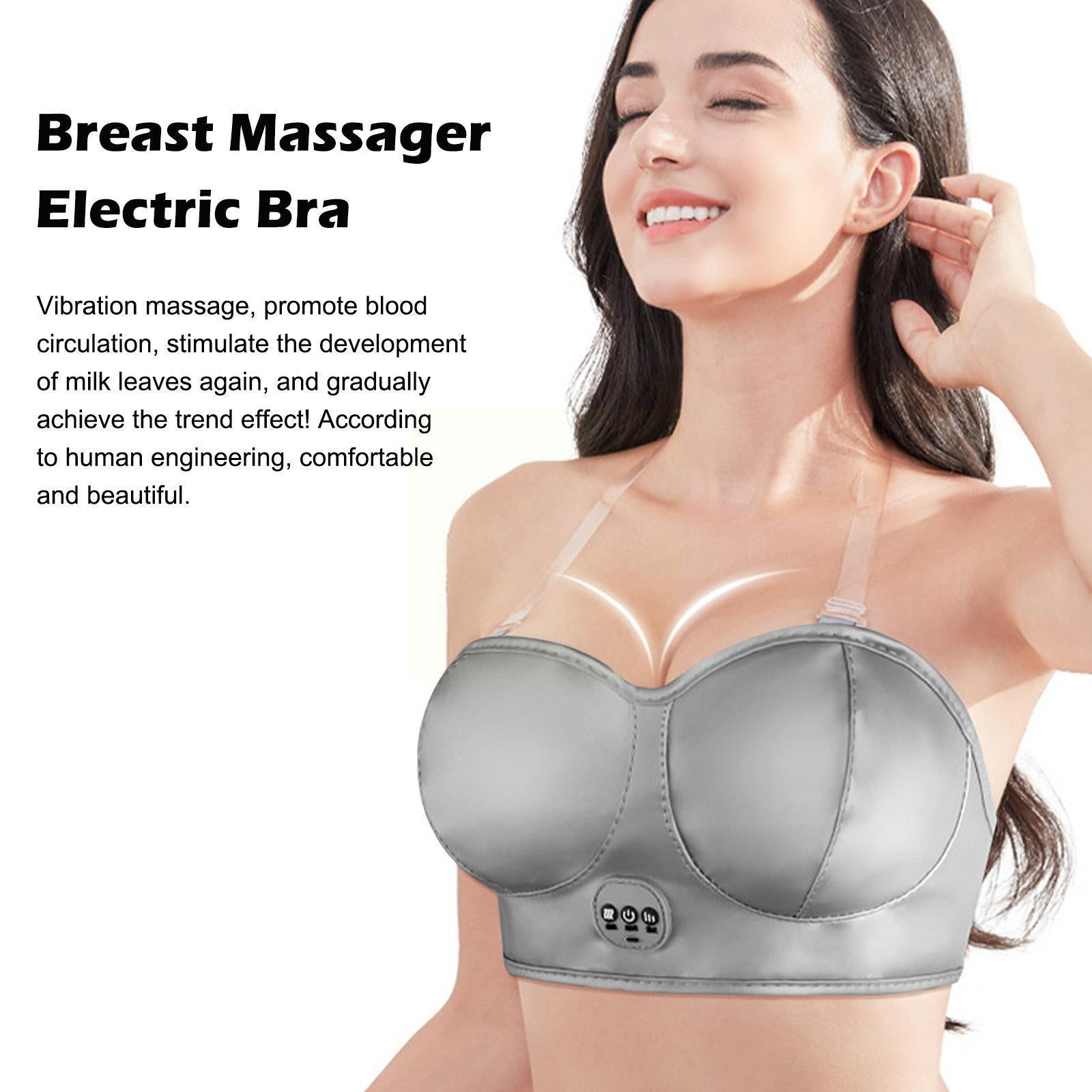 Foreign trade cross-border e-commerce specializes in intelligent breast massager for women, English style massage underwear massager customization