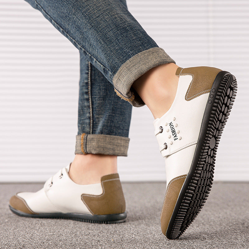 Men's Height-Increasing Leather Casual Shoes