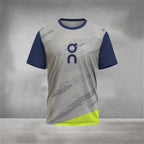 Men's Quick-Dry Mesh T-Shirt - Short Sleeve, Crew Neck