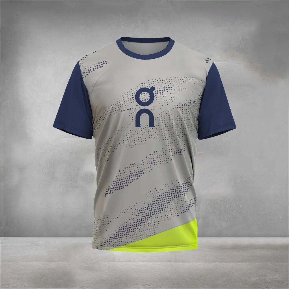 Men's Quick-Dry Mesh T-Shirt - Short Sleeve, Crew Neck