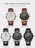 Men's Multi-Function Chronograph Quartz Watch