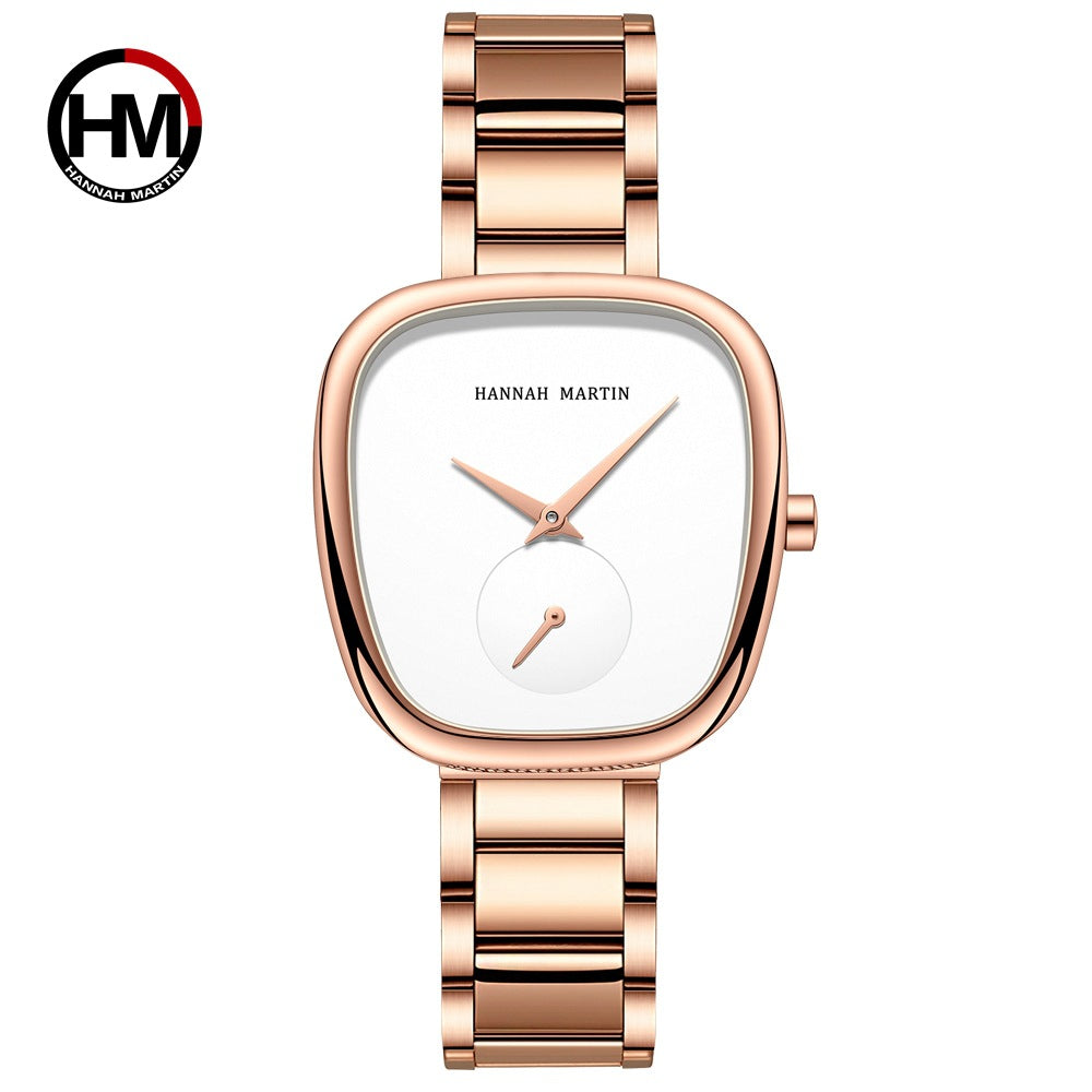 Women's Steel Barrel Dial Quartz Watch - Two-Hand
