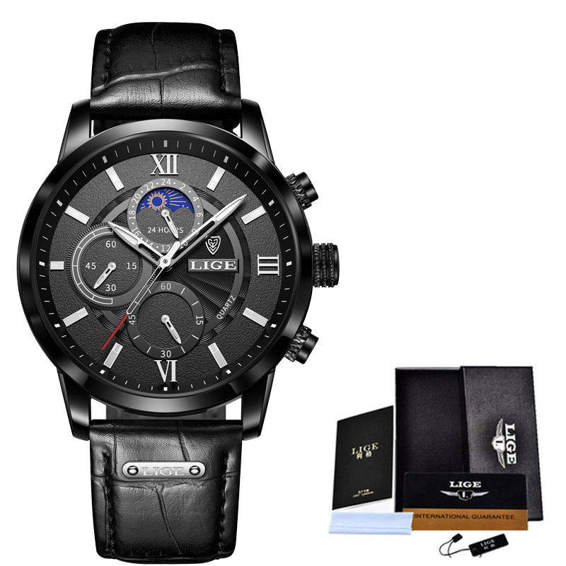 Men's Multi-Function Chronograph Quartz Watch