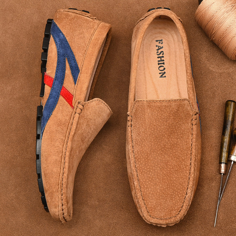 Men's Genuine Leather Slip-On Loafers | Aladinae