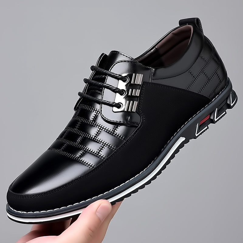 Men's White Leather Casual Shoes – Sizes 38-52 | Aladinae