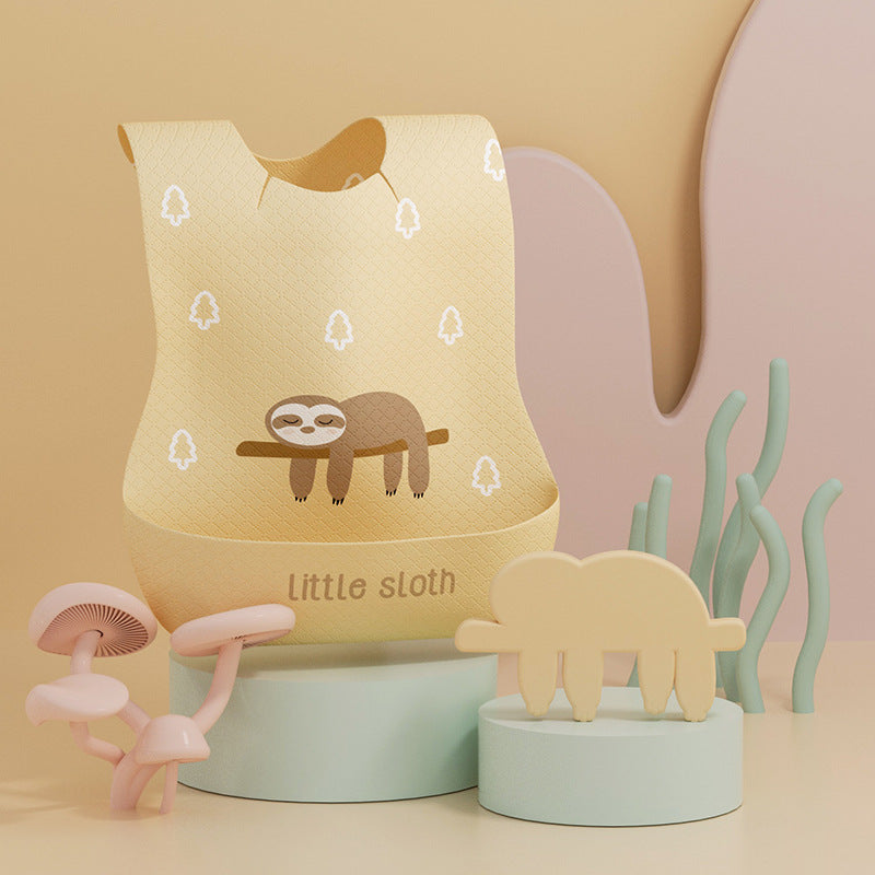 Wholesale bibs for infants and young children ins newborn baby eating absorbent children's disposable bibs