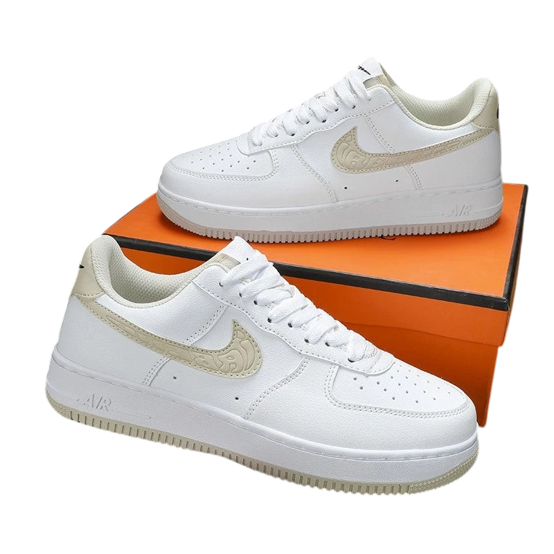Unisex White Casual Sneakers – Low Top | Aladinae