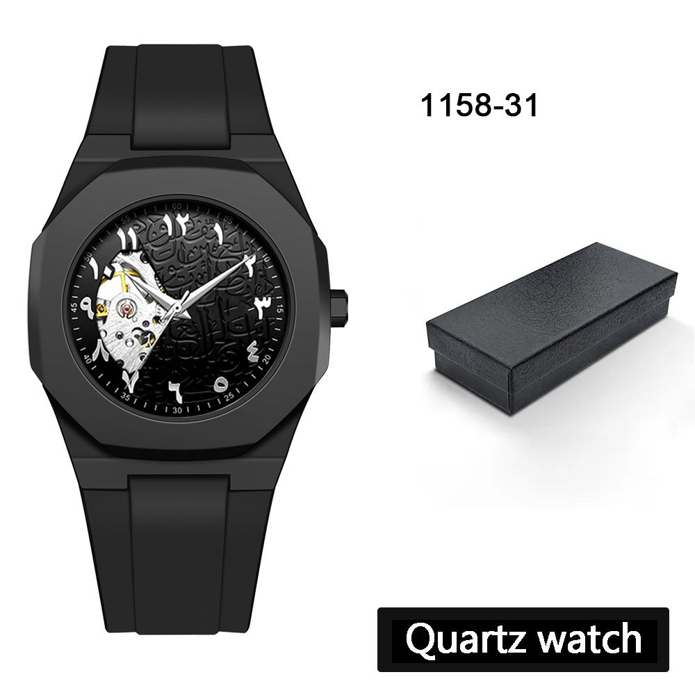 SHUAIKE new personality fashion large dial women's watch candy color trend fashion watch decorative color watch