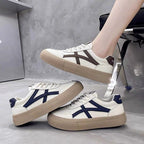 Women's shoes 2024 new spring and autumn thick-soled white shoes women's retro Forrest Gump shoes student casual shoes sports shoes