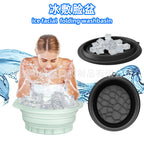 Silicone foldable ice compress basin facial ice compress beauty device ice facial folding washbasin