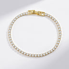Tik Tok live broadcast welfare model European and American niche light luxury zircon star bracelet net celebrity model full diamond platinum plated bracelet
