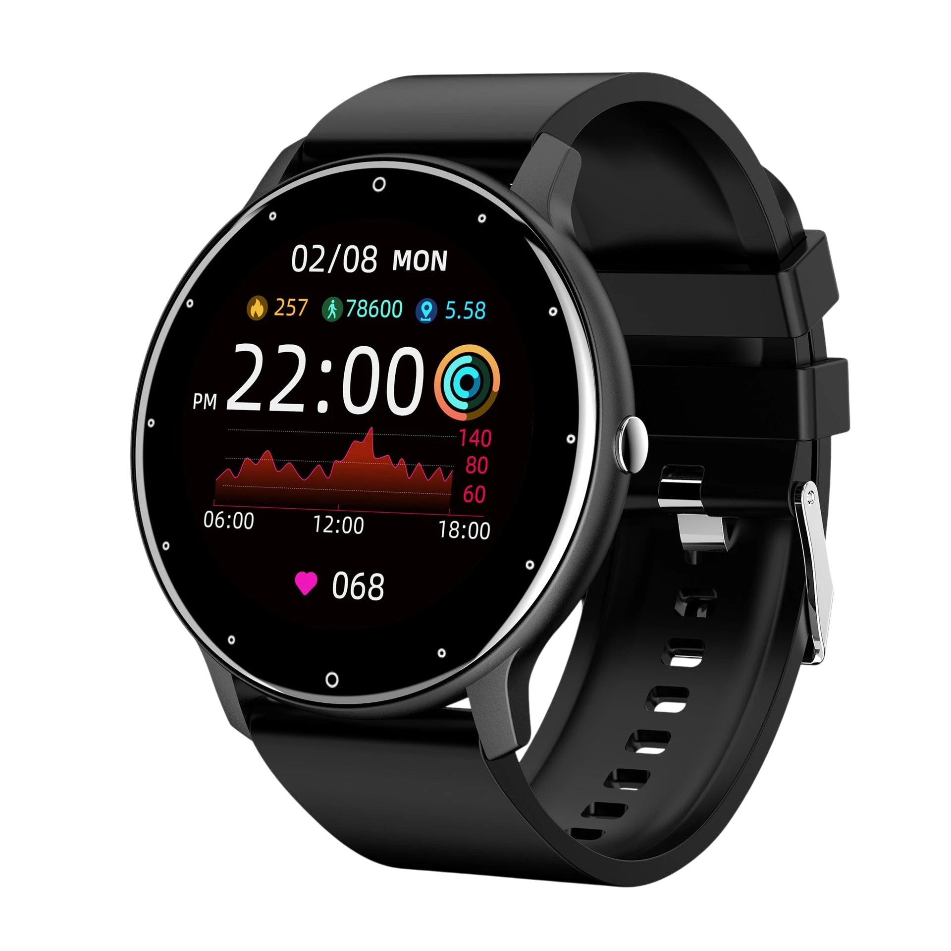 ZL02D Smart Watch – Blood Oxygen & Sports Tracker | Aladinae