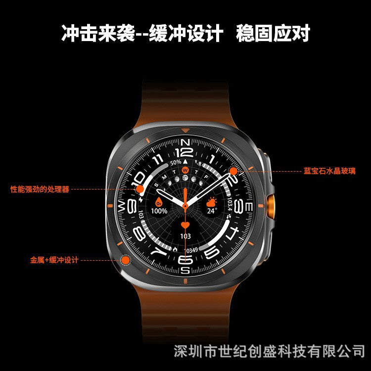 2025 New HD W7 Ultra Smart Watch Multi-function Bluetooth Call Smart Sports Heart Rate Watch