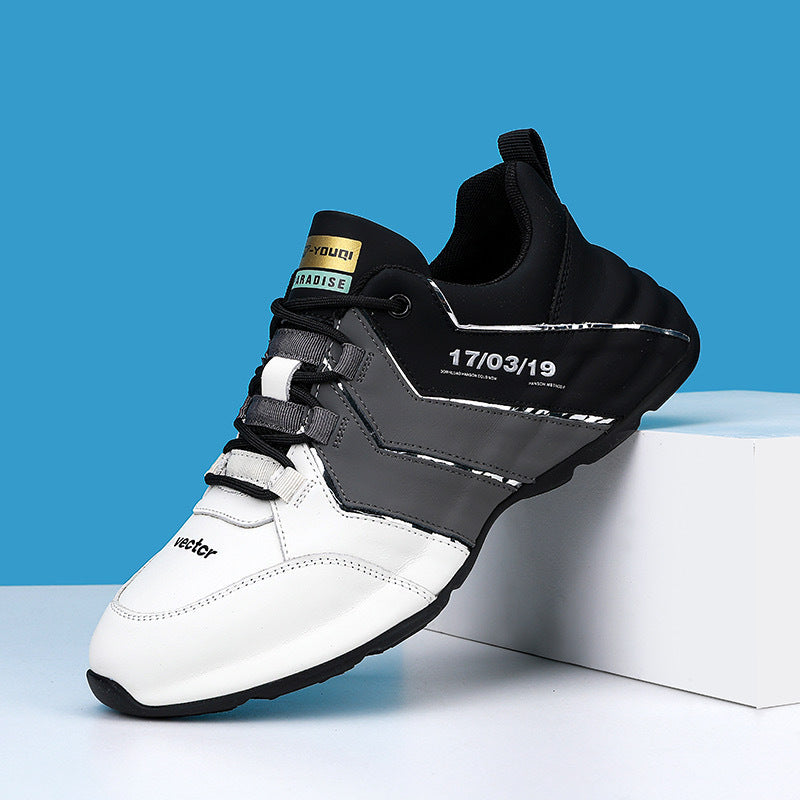Men's Soft Leather Casual Sneakers