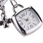 Women's Silver Square Dial Watch - Alloy Bracelet