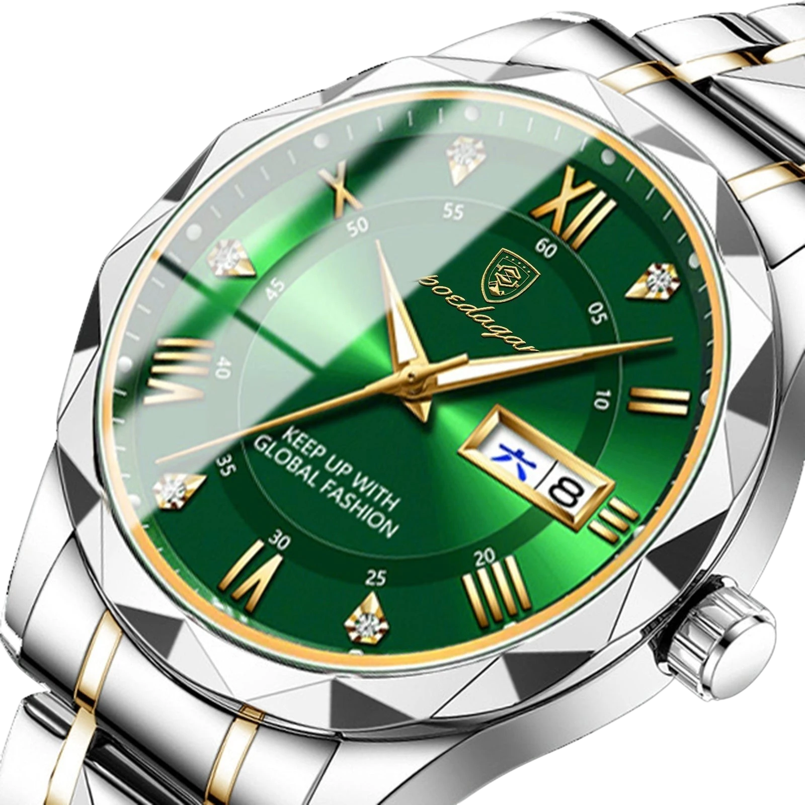 Swiss-Style Men's Dual Calendar Quartz Watch | Aladinae