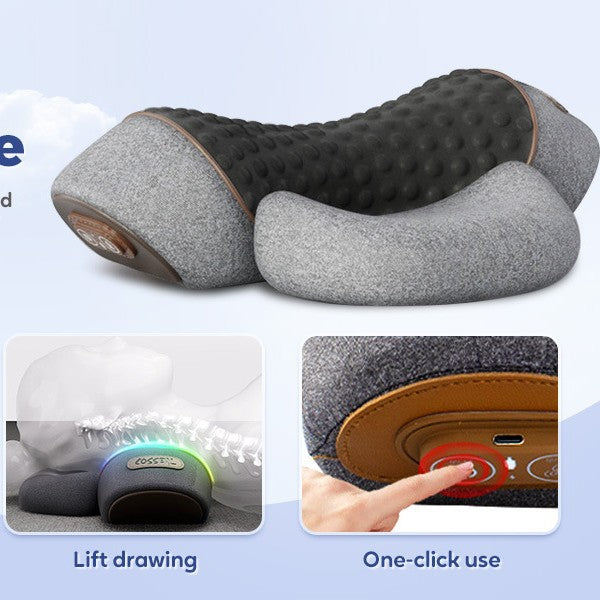 3 in 1 Neck Massage Pillow Relieves Shoulder Pain Massage Neck Support with Heat Traction Massager Amazon Exclusive
