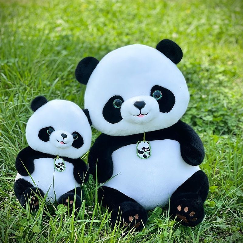 Panda Beibei plush toy cute national treasure giant panda simulation doll grab machine doll children gift doll