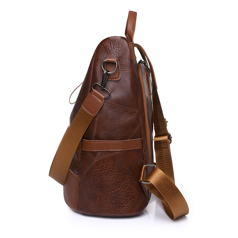 PU backpack women's fashion outdoor travel anti-theft bag female casual ladies backpack female student small school bag on behalf of