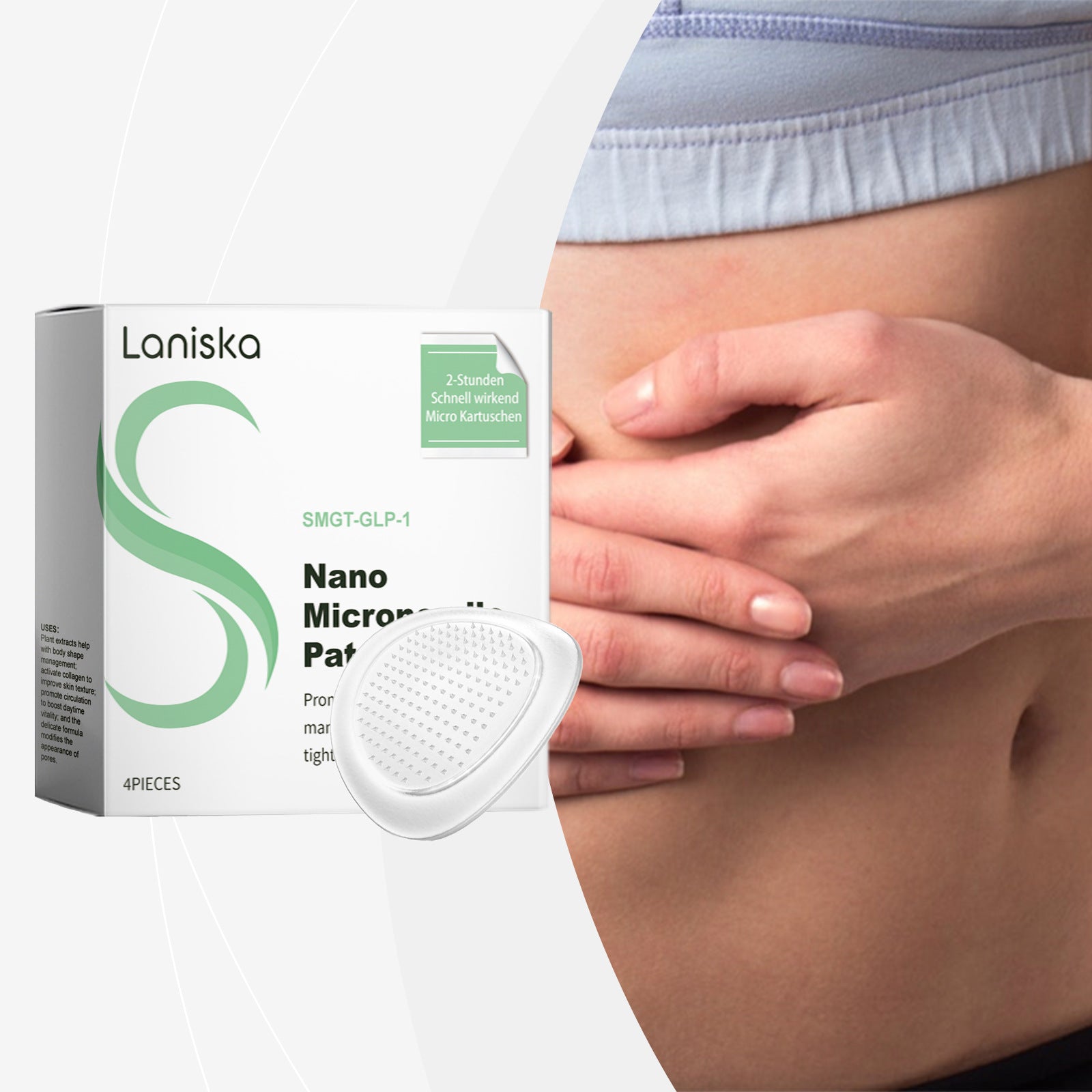 LANISKA slimming care patch daily gentle and comfortable body skin care massage body care patch