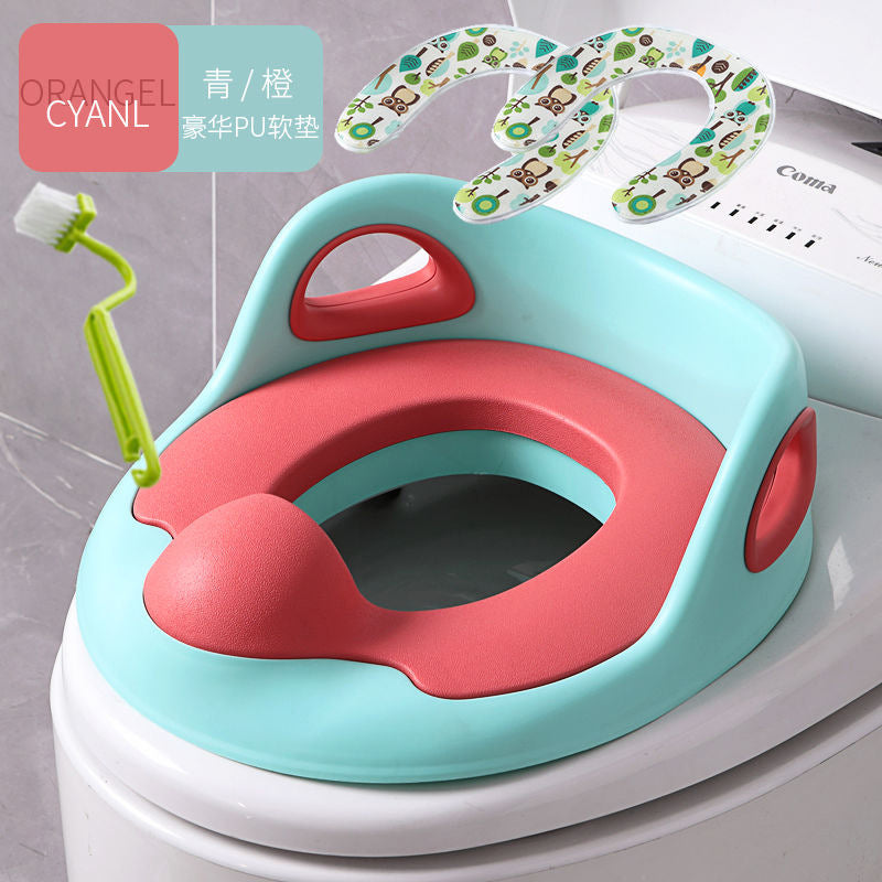Children's toilet seat baby toilet seat children boys and girls enlarged toilet cushion infant toilet seat