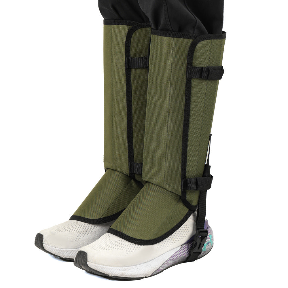 Outdoor mountaineering camping anti-scratch knee pads jungle anti-mosquito anti-snake bite anti-scratch leggings thick waterproof snow cover