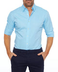 Men's Zipper Oxford Shirt – Hidden Zip Design | Aladinae