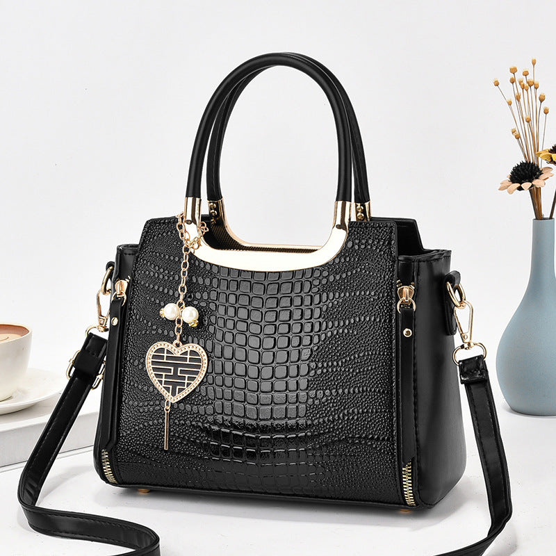 High-end large bag for women, new summer style, stylish ladies handbag, versatile shoulder messenger bag, middle-aged women's bag
