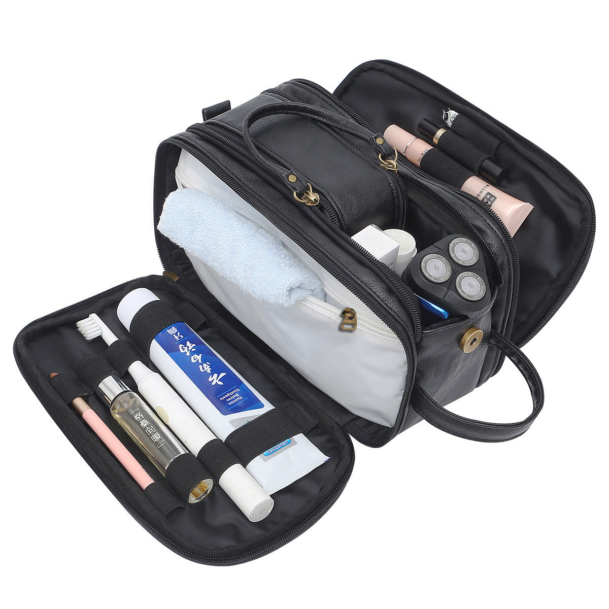 Factory direct sales Amazon cross-border new men's toiletry bag travel storage cosmetic bag large stock supply