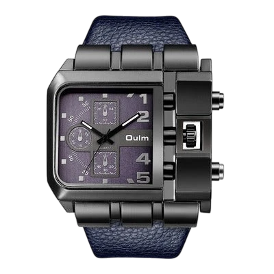 Oulm Men's Large Dial Quartz Watch | Aladinae