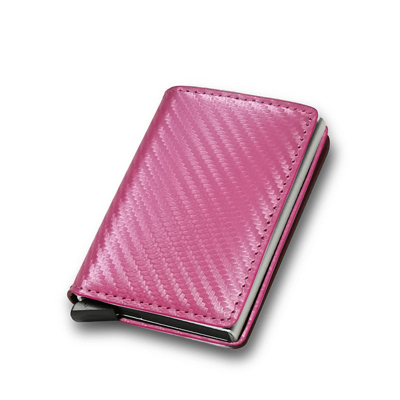 Men's Carbon Fiber Card Holder Wallet - RFID Blocking