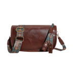Clearance stock foreign trade popular bags for women 2024 autumn and winter fashion wide band high-end messenger bag niche high-end texture