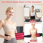 Cross-border source massage waist belt, sweat-inducing waist belt, infrared heating red light waist belt, infrared therapy lamp, therapy device