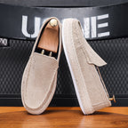 Cloth Shoes Men's Summer Breathable Soft Bottom Handmade Slip-on Old Beijing Fisherman Shoes Casual Fashion Shoes Cross-Border Men's Shoes