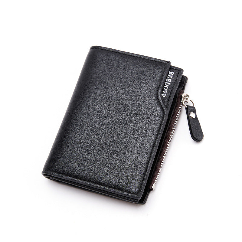 Men's Zipper Wallet with Coin Purse & Card Slots | Aladinae