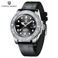 Men's White Automatic Mechanical Watch - Waterproof 100m