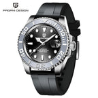 Men's White Automatic Mechanical Watch - Waterproof 100m
