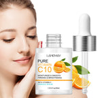 Cross-border best-selling firming facial serum (30ml, all-English packaging) - Vitamin C for hydration, moisturizing, brightening, and smoothing skin.