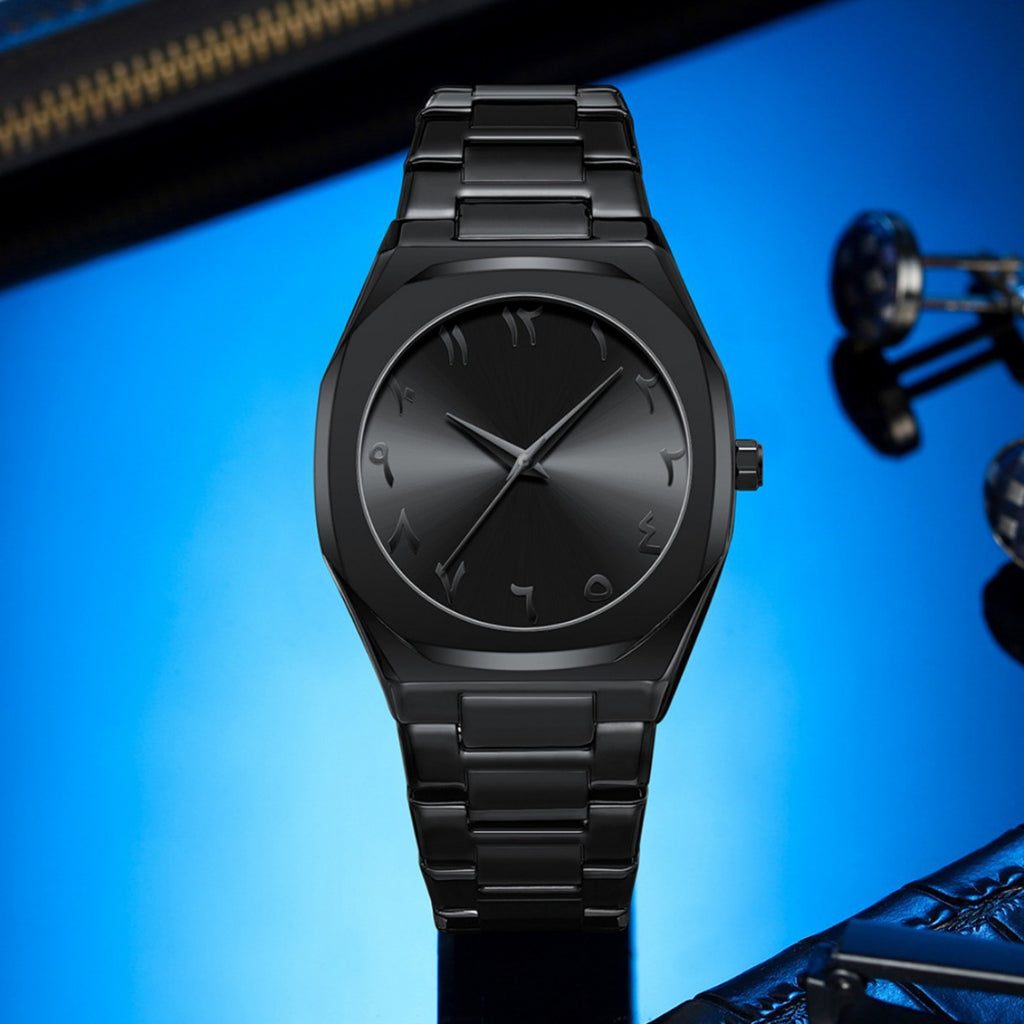 Arabic Dial Men's Quartz Watch