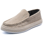 Cloth Shoes Men's Summer Breathable Soft Bottom Handmade Slip-on Old Beijing Fisherman Shoes Casual Fashion Shoes Cross-Border Men's Shoes