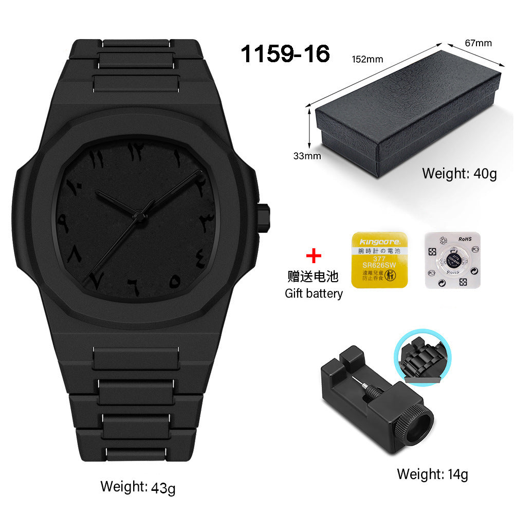 Women's Large Dial Candy Color Watch - Plastic Strap