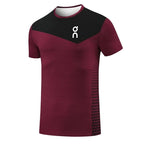Men's Quick-Dry Mesh T-Shirt - Short Sleeve, Crew Neck