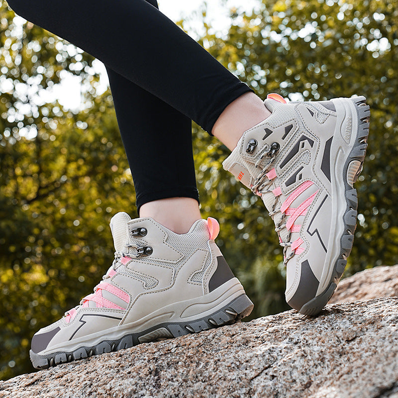 2023 new autumn and winter hiking shoes for men and women high-top mountain climbing off-road hiking shoes outdoor shoes sports shoes
