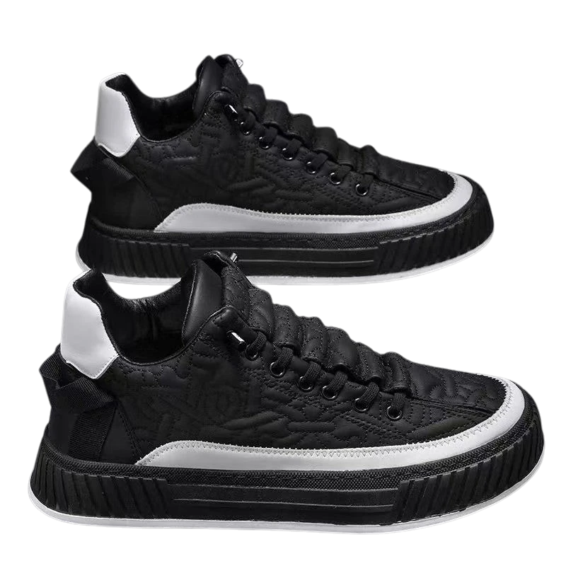 Men's White Height Increasing Sneakers | Aladinae