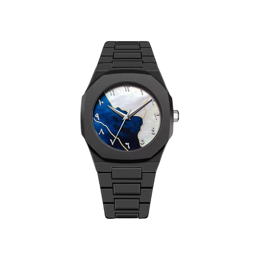 Men's Sports Quartz Watch - Plastic, Waterproof